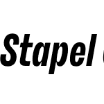 Stapel Condensed Medium