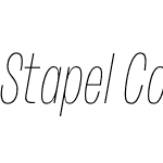 Stapel Condensed Thin
