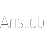 Aristotelica Pro Display Condensed Trial