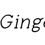 Ginger Typewriter