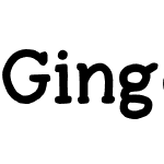 Ginger Typewriter