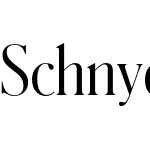 Schnyder Cond M