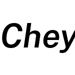 Cheyenne Sans Novus