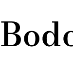 Bodoni* 06