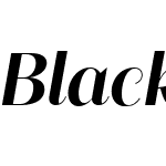 Blacker Sans Display