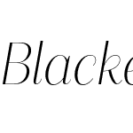 Blacker Sans Display