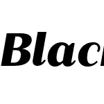 Blacker Sans Text