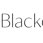 Blacker Sans Text