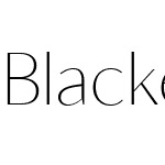 Blacker Sans Text