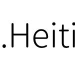 .HeitiUI SC