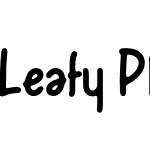 Leafy Plant Sans Free