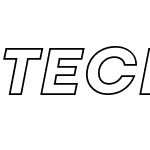 Techno Title Outline