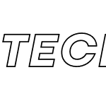 Techno Title Outline