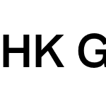 HK Grotesk