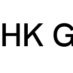 HK Grotesk