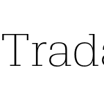 Trada Serif