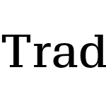 Trada Serif