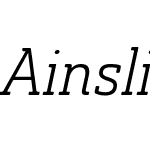 Ainslie Slab