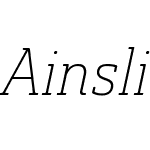 Ainslie Slab