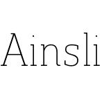 Ainslie Slab