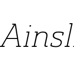 Ainslie Slab