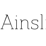 Ainslie Slab