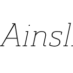 Ainslie Slab