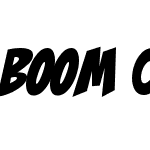 Boom Comic Font