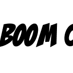 Boom Comic Font