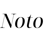 NotoSerifDisplay Nerd Font