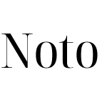 NotoSerifDisplay Nerd Font