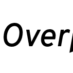 Overpass Nerd Font Mono