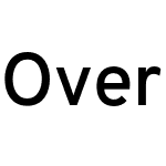 Overpass Nerd Font Mono