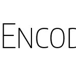 Encode Sans Condensed SC