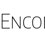 Encode Sans Semi Condensed