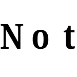 NotoSerif NF