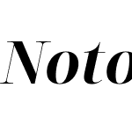 NotoSerifDisplay Nerd Font