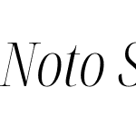 NotoSerifDisplay Nerd Font