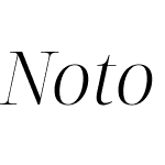 NotoSerifDisplay Nerd Font