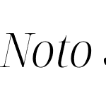 NotoSerifDisplay Nerd Font