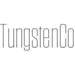 Tungsten Condensed