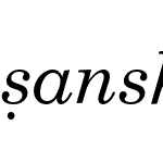 Sanskrit Century Italic