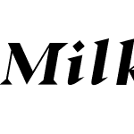 Milk and Balls Italic