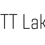 TTLakesNeueCond-XLight