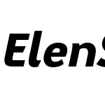 ElenSans-HeavyItalic