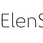 ElenSans-ExtraLight