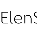ElenSans-Light