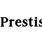 PrestissimoClassySerif