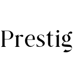 PrestissimoClassySerif