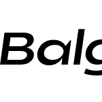 Balgin-RegularSmExpandedItalic